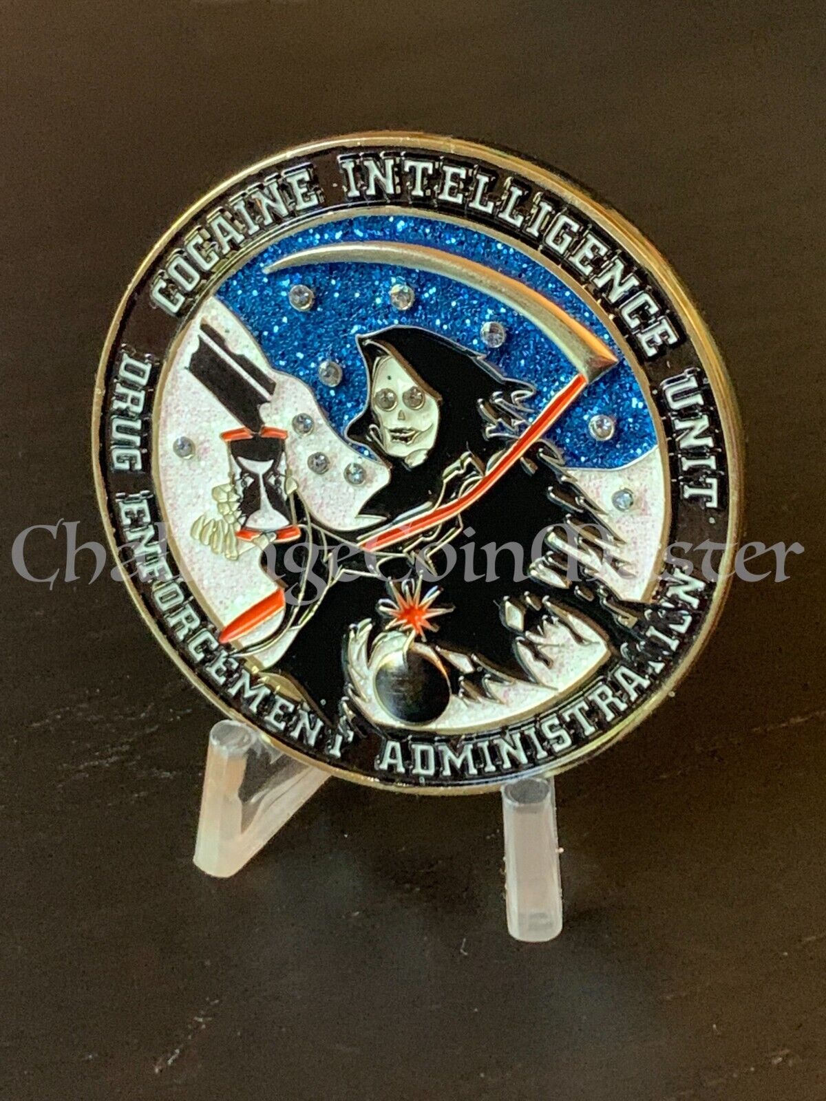 DEA Cocaine Intelligence Unit  Federal Police Challenge Coin