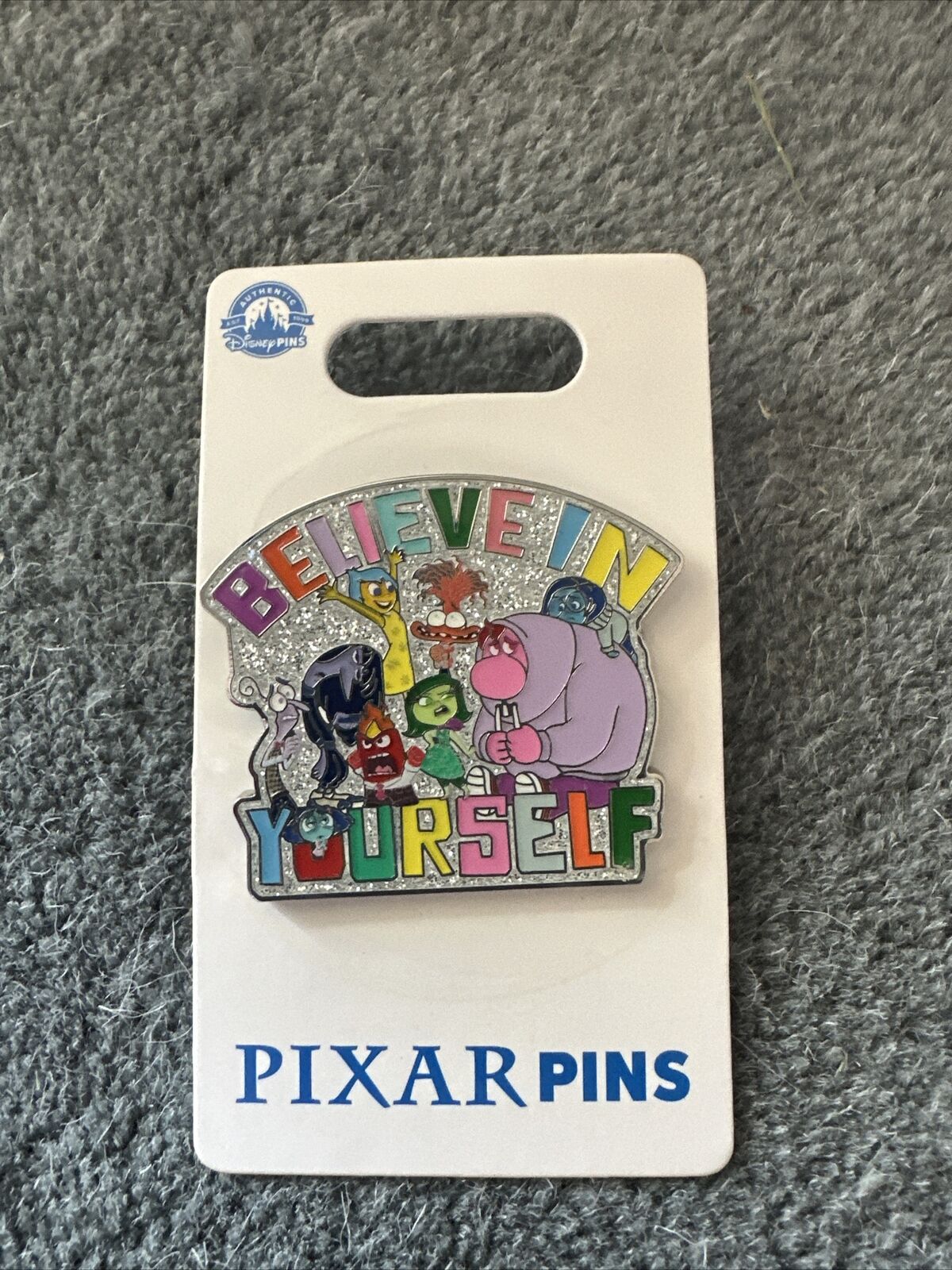 2024 Disney Parks Pixar Inside Out 2 Believe In Yourself Envy Anxiety OE Pin