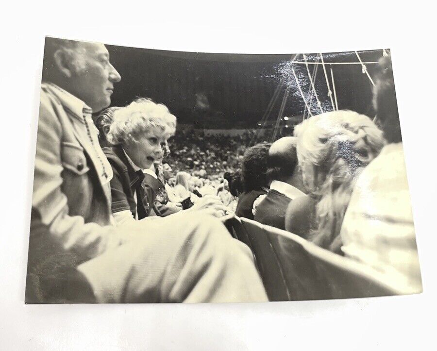 Vtg Photo Of Lucille Ball And Gary Morton At Circus