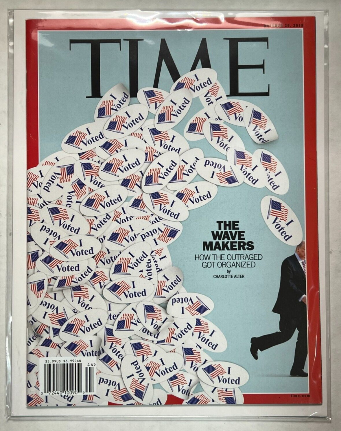 Trump Time Magazine October 29, 2018 The Wave Makers Trump MAGAZINE