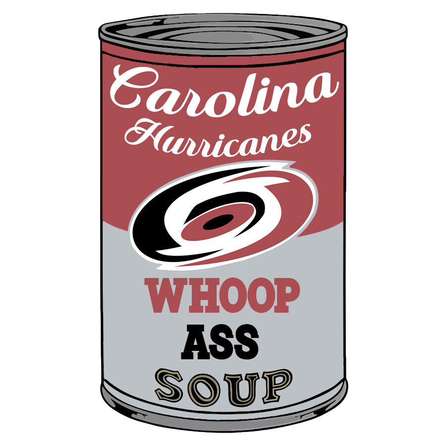 Carolina Hurricanes Can Of Whoop A** Vinyl Decal / Sticker 10 sizes Tracking