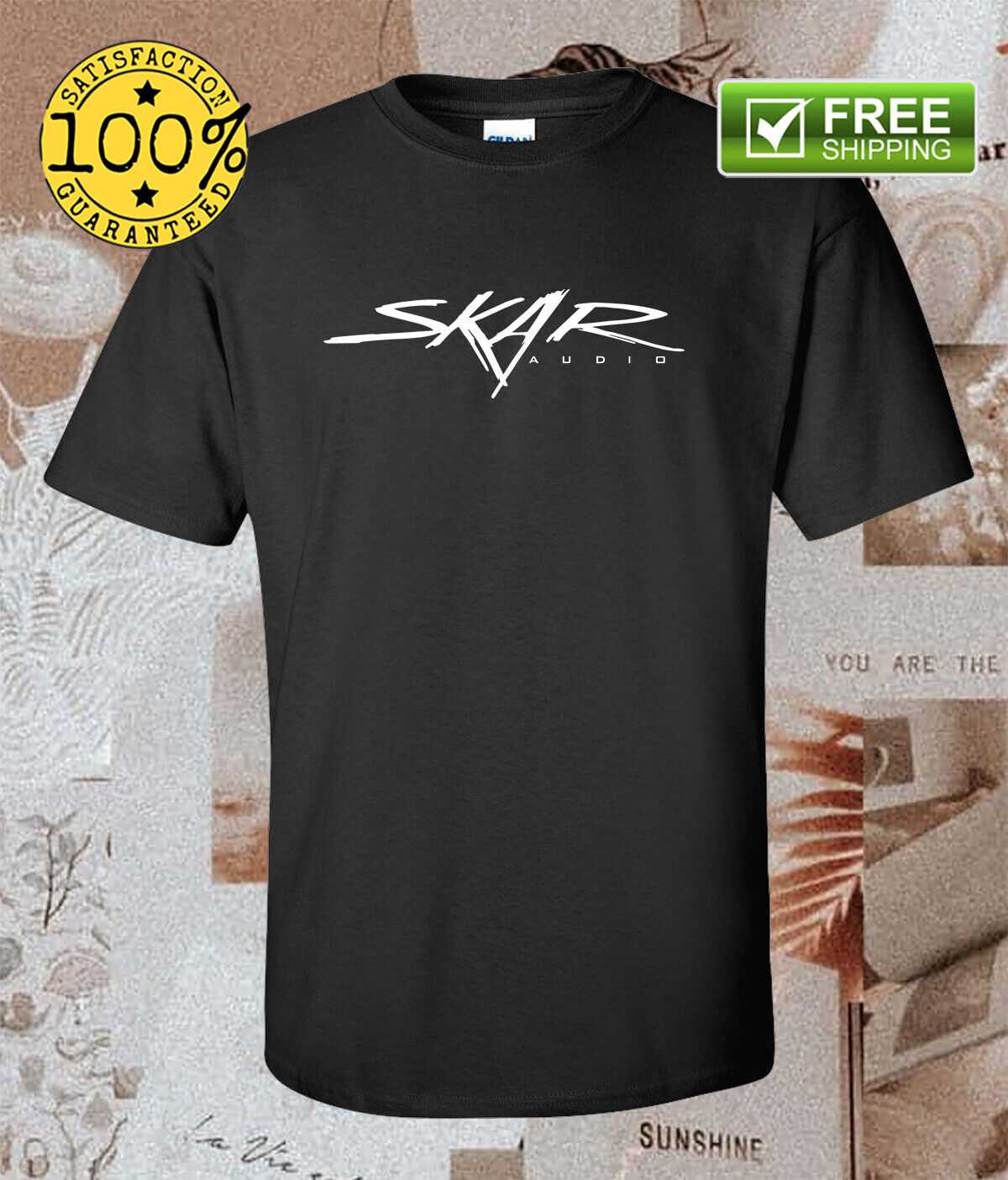 Skar Audio Logo Men's T-Shirt Size S to 5XL