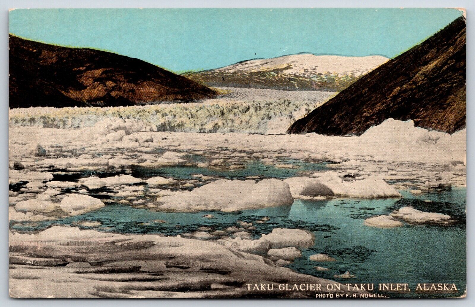 Postcard Taku Glacier On Taku Inlet Alaska Unposted