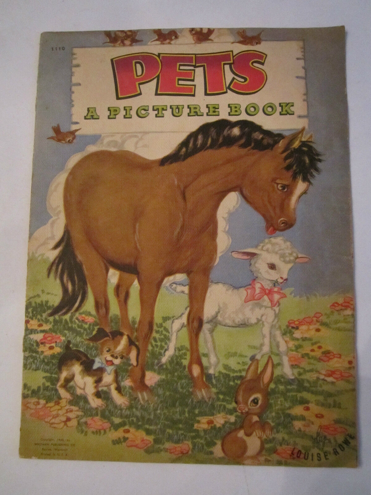 1948 PETES A PICTURE BOOK - BY LOUISE ROWE - NICE - OFC-1