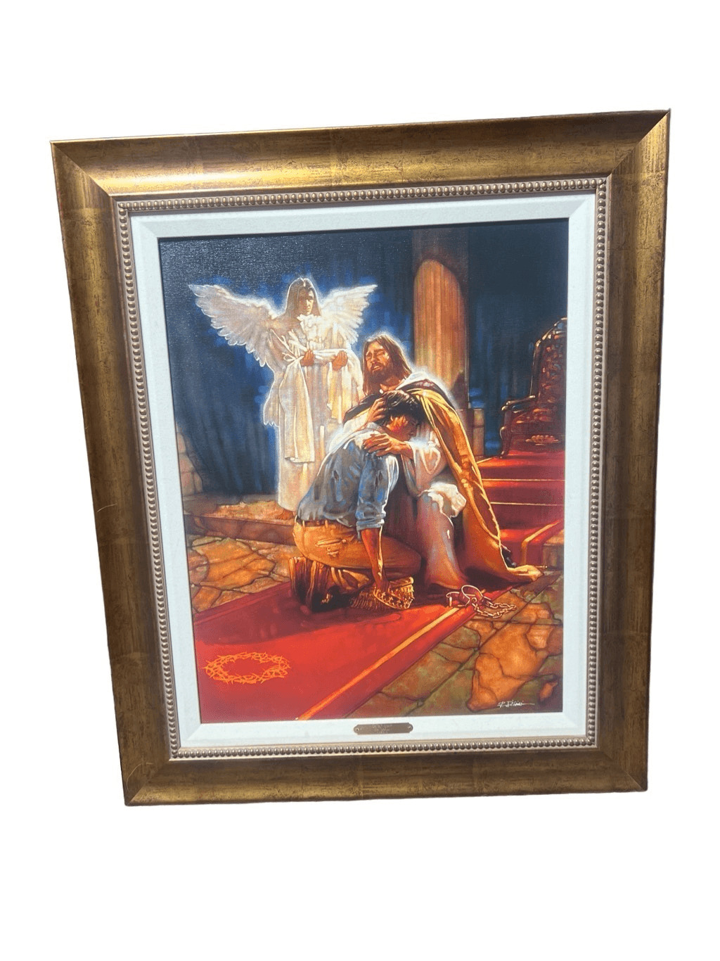 Ron DiCianni Safely Home 2006 Framed Art by Tapestry Production Artwork Picture