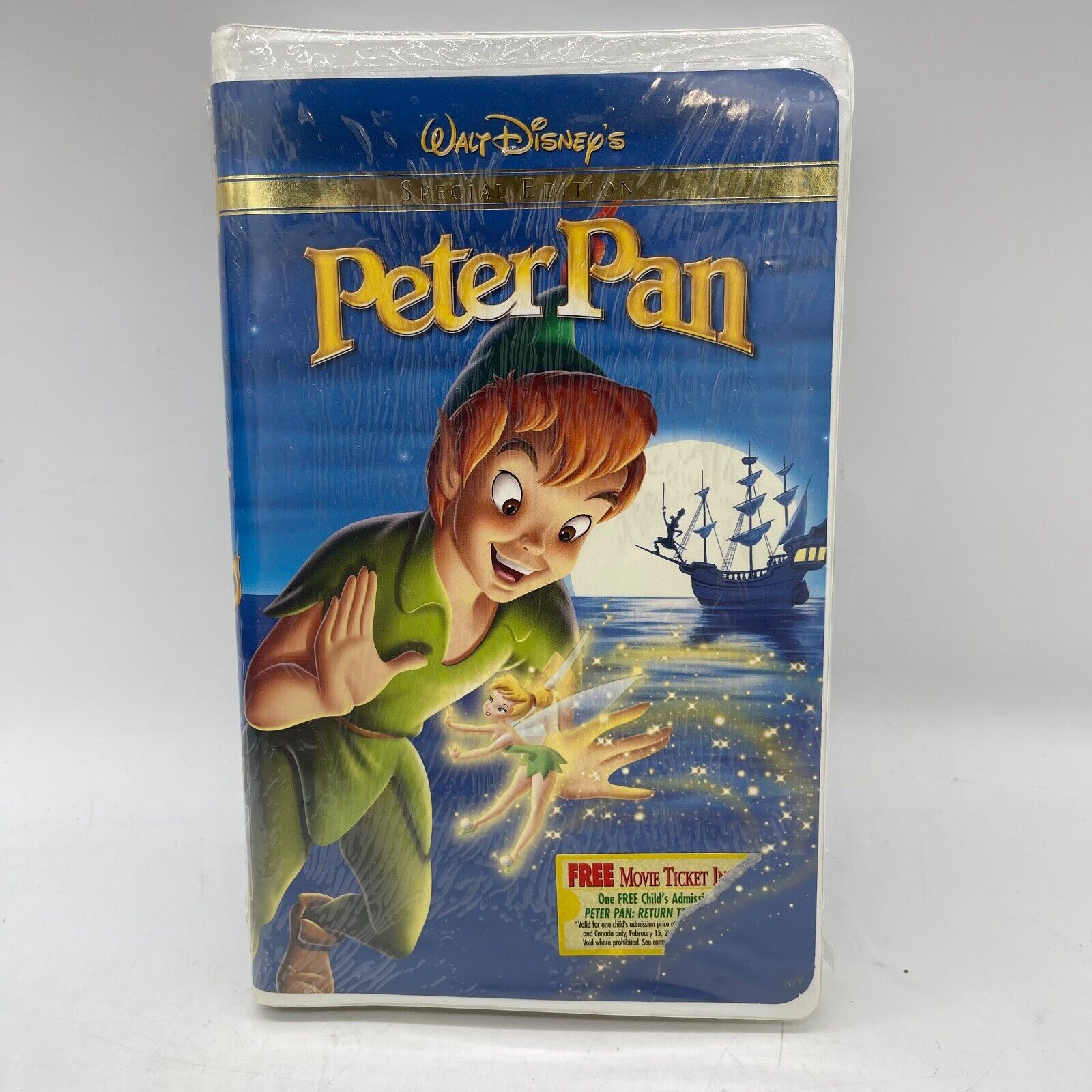 Walt Disney's Peter Pan Special Edition (VHS) 2002 NEW / SEALED FAST SHIPPING