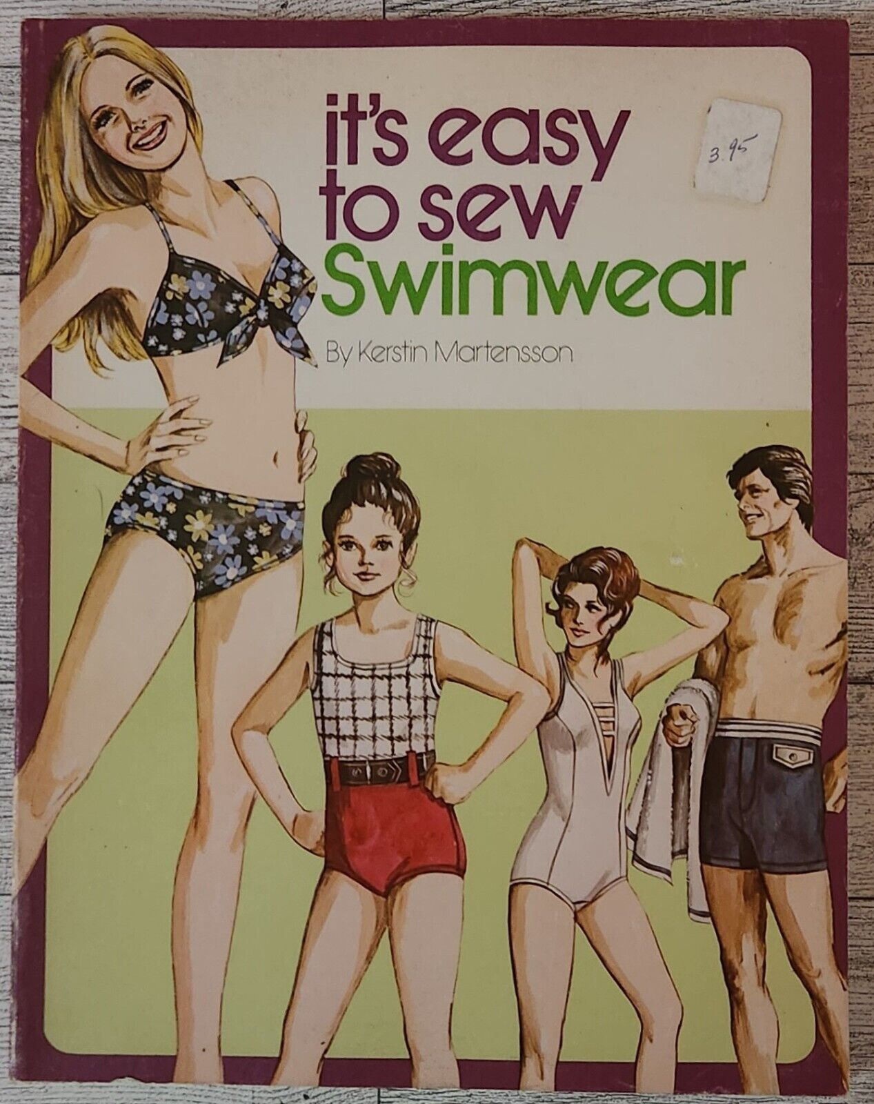 Vintage Kwik-Sew It's Easy to Sew Swimwear ~ Kerstin Martensson ~ 1972