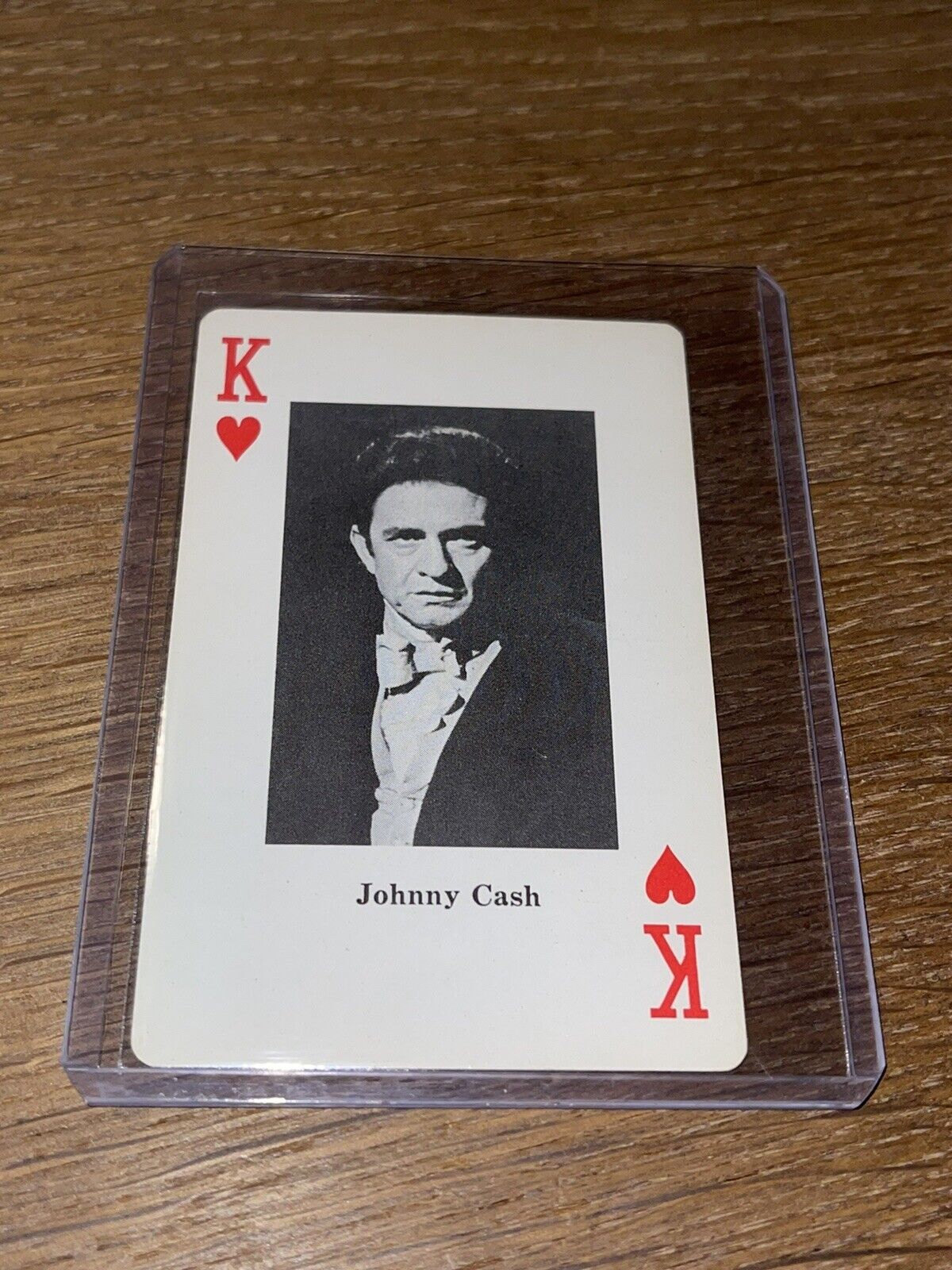 EXTREMELY RARE 1970 HEATHER COUNTRY MUSIC JOHNNY CASH KING OF HEARTS MUSIC CARD
