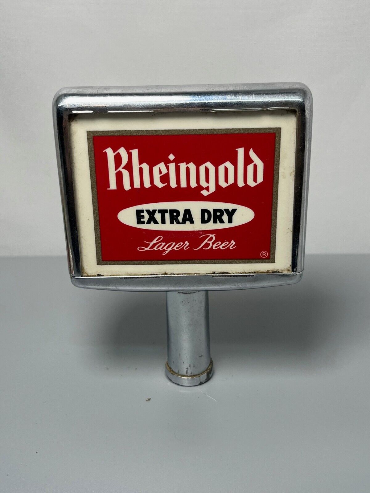 Vintage Rheingold Extra Dry Lager Beer Tap Handle Larger Size