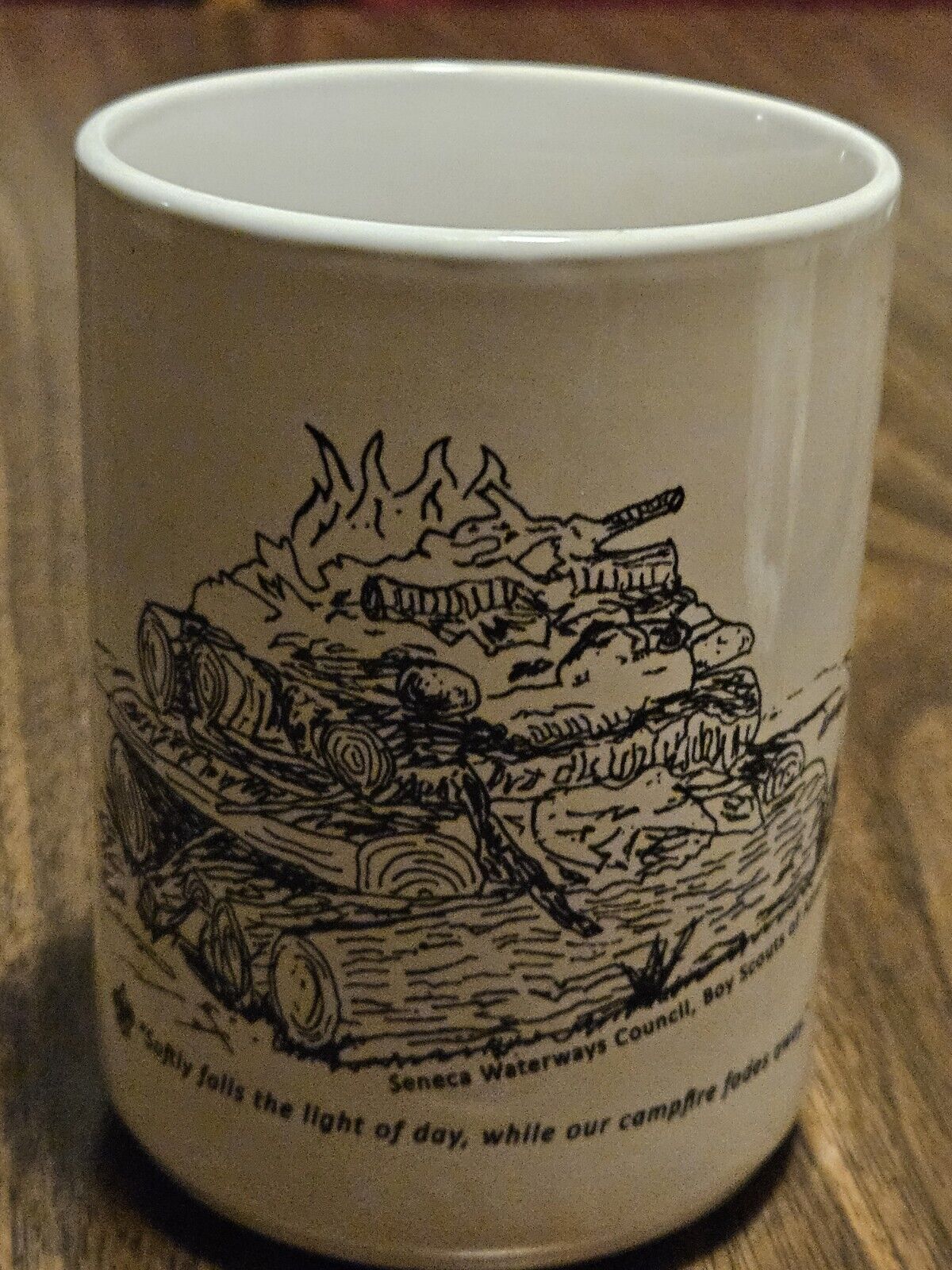 Boy Scouts of America BSA Seneca Waterways Council Vintage Coffee Mug