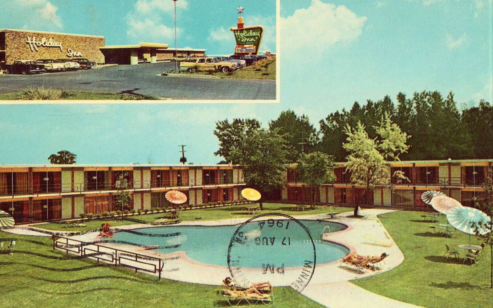 Holiday Inn - Sioux Falls, South Dakota Vintage Postcard