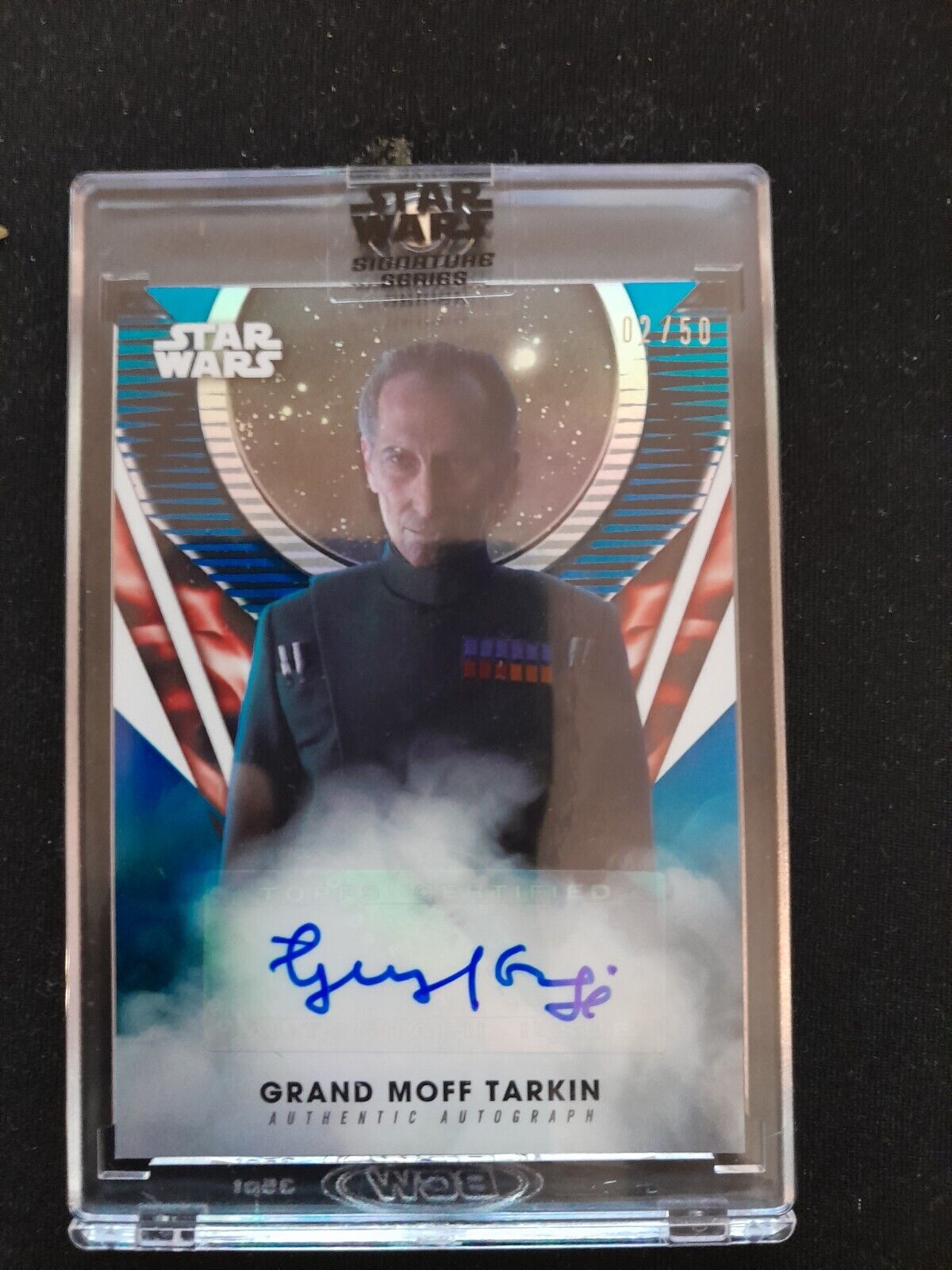 2022 Star Wars - Rogue One Authentic Autographed Grand Moff Tarkin (Card 2/50)