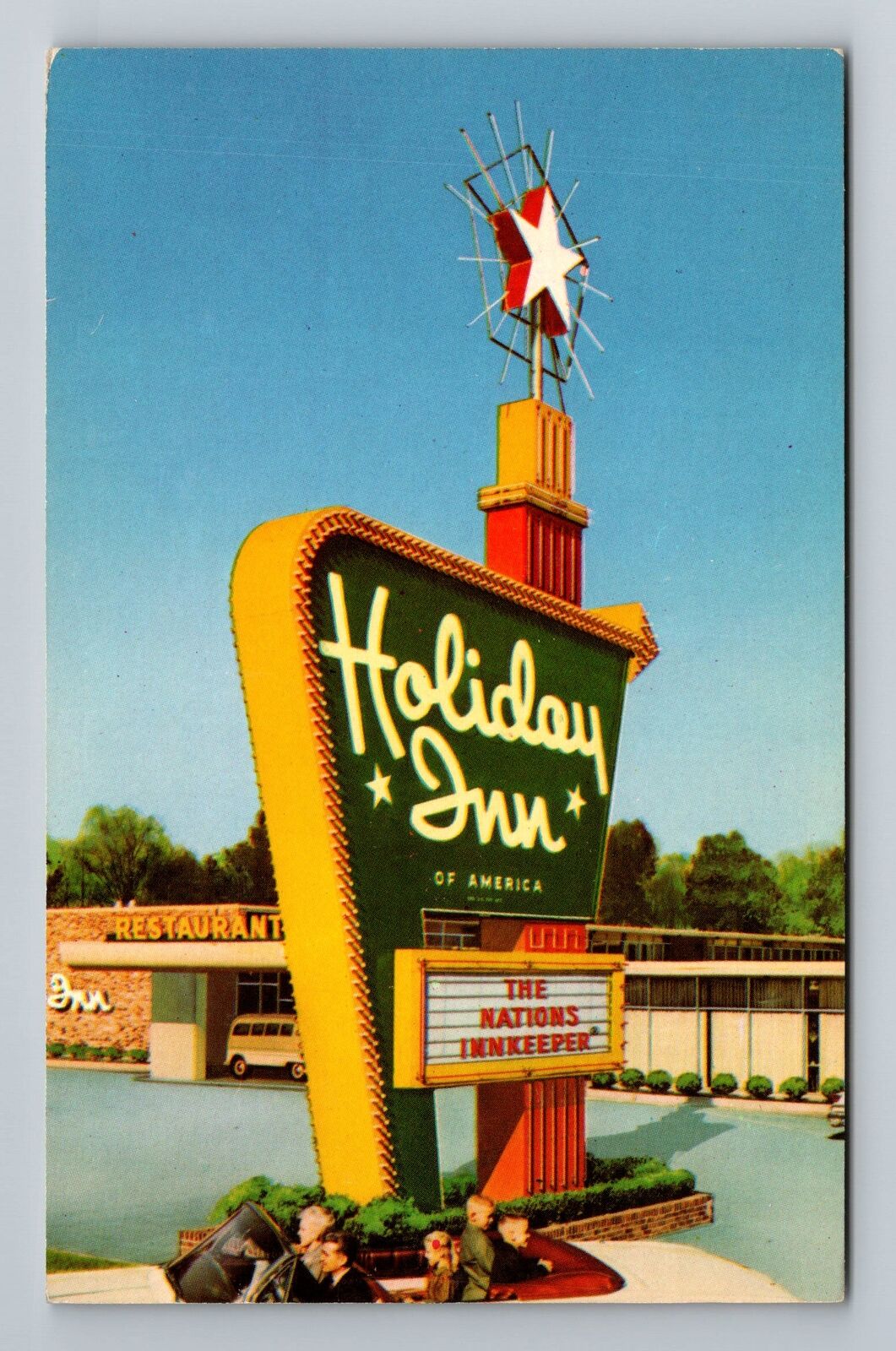 Bakersfield CA-California, Holiday Inn, Advertising, Vintage Postcard