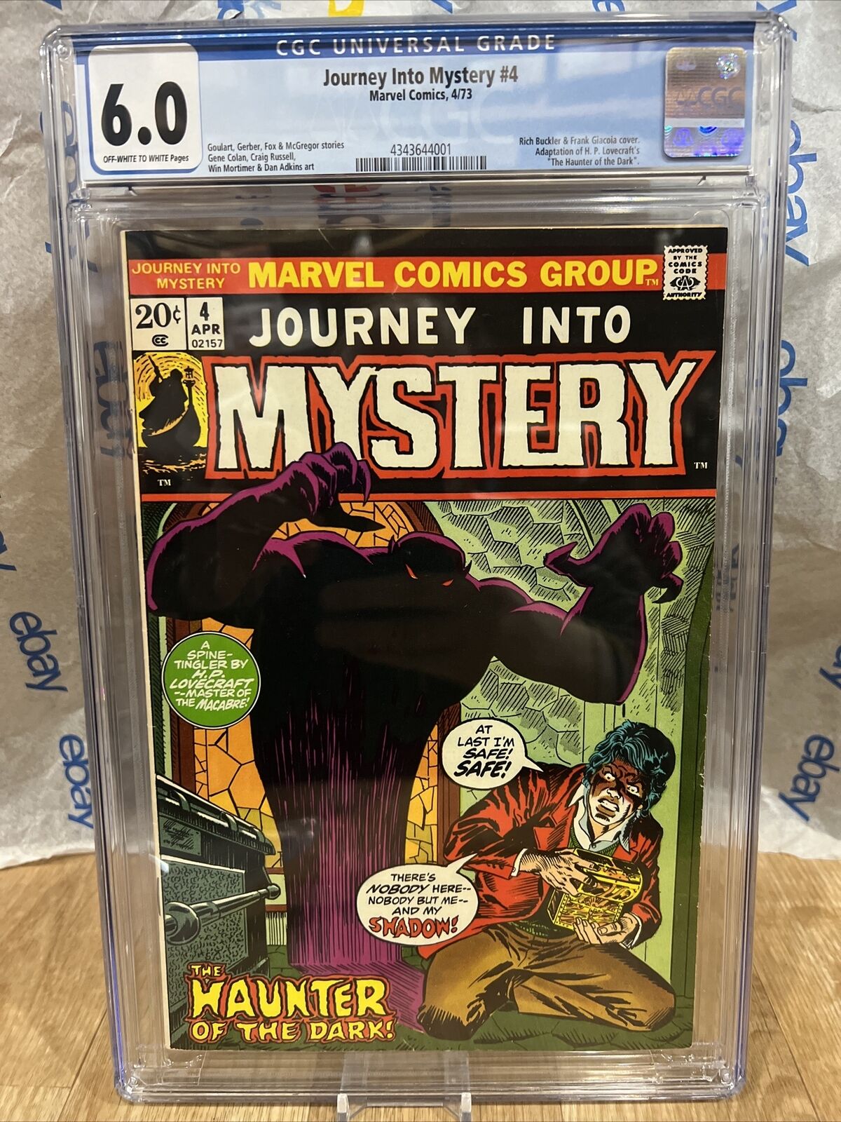 Journey Into Mystery #4 CGC 6.0 1ST NECRONOMICON Dr Strange Marvel 1973 RARE