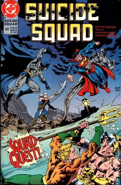 Suicide Squad #60 FN 1991 Stock Image
