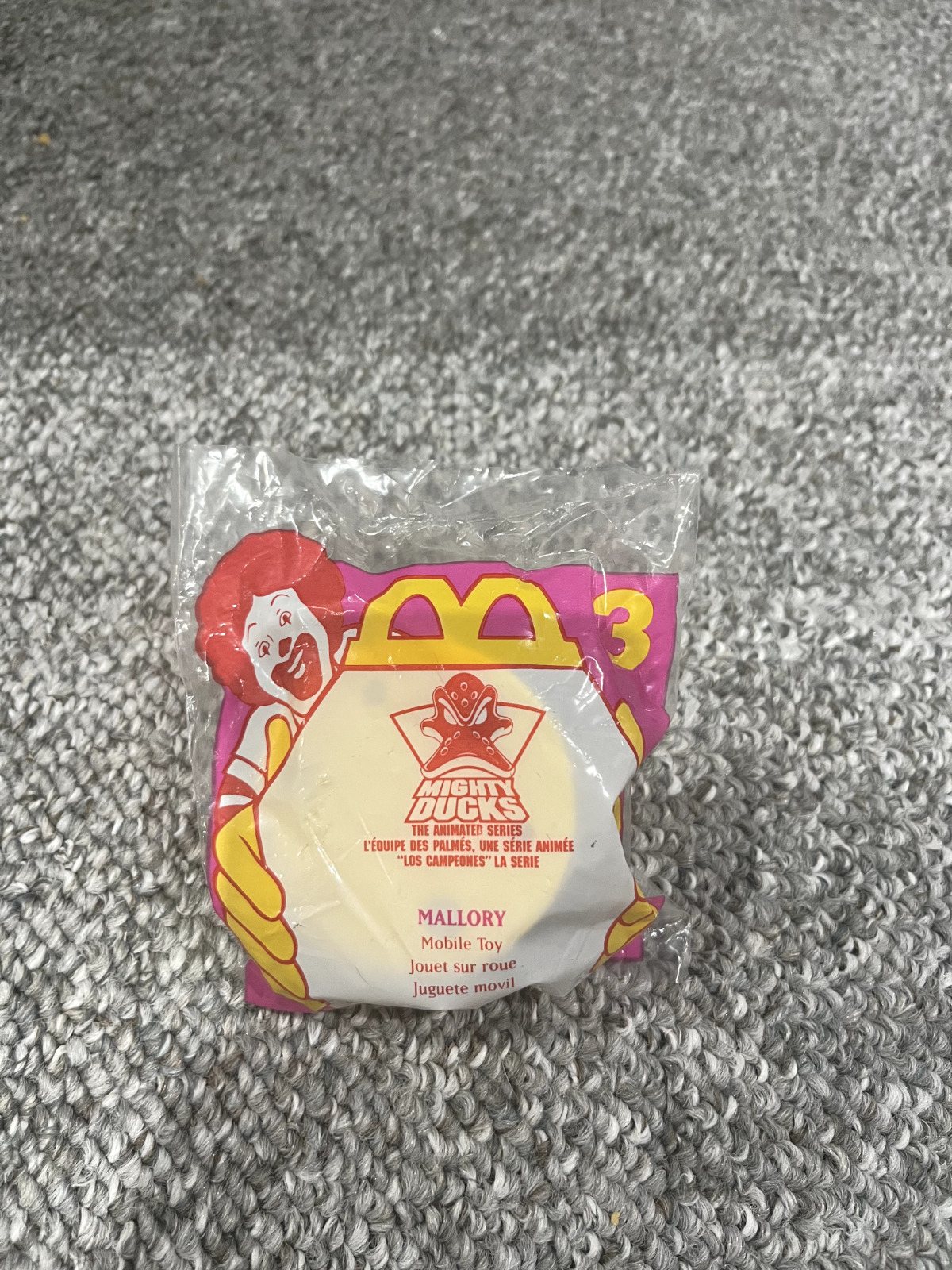 McDonalds  1996  Mighty Ducks set of 4 Happy Meal Toys