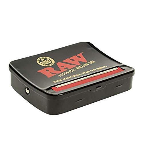 RAW 79mm Adjustable Automatic Cigarette Rolling Box (RED)