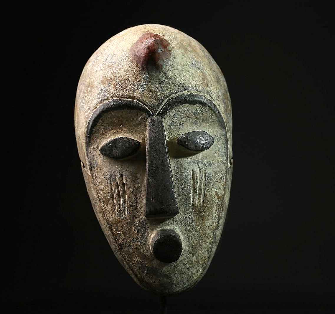 African Mask Faces Lega Mask Congo Bwami Mask Society Home Décor-G2100