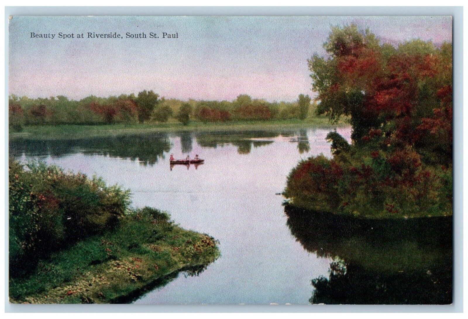St. Paul Minnesota Postcard Beauty Spot Riverside Exterior c1910 Vintage Antique