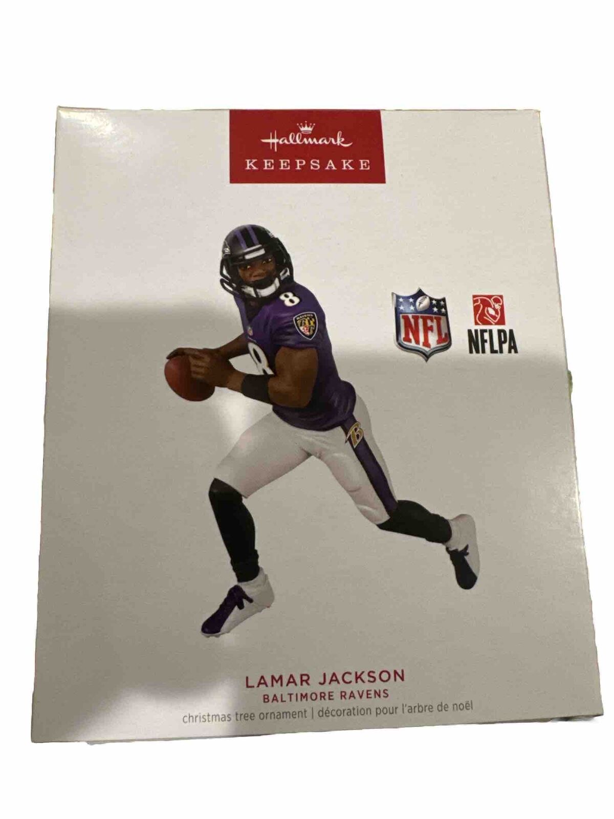 Hallmark 2023 Baltimore Ravens LAMAR JACKSON NFL Football Quarterback- NIB