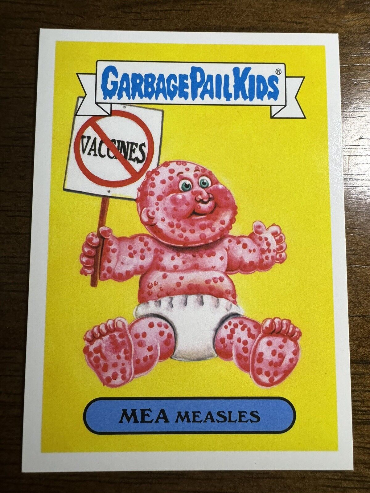 2016 Topps GPK Garbage Pail Kids American as Apple Pie MEA Measles #8b