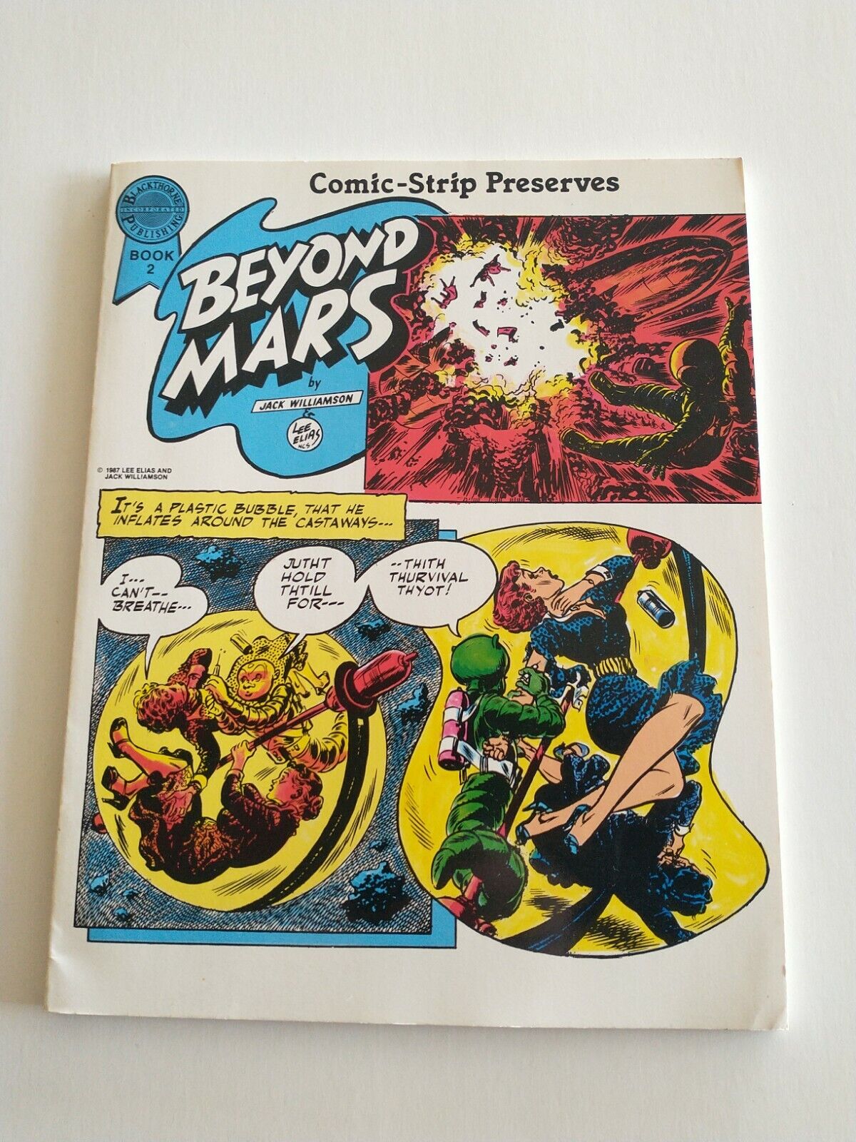 Beyond Mars  Book 2  Jack Williamson  Lee Elias Sci-Fi Comic Strip  1987