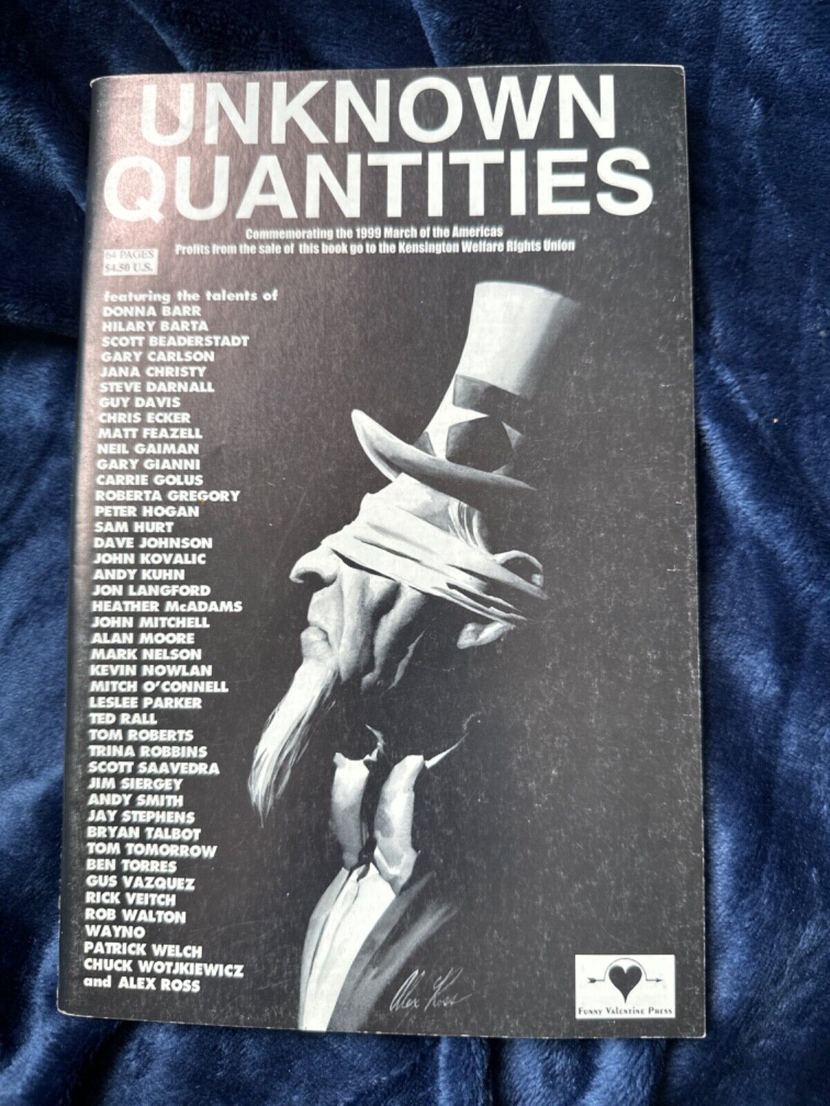 Unknown Quantities: 1999 Human Rights, Comic Book, Neil Gaiman Alan Moore Wayno