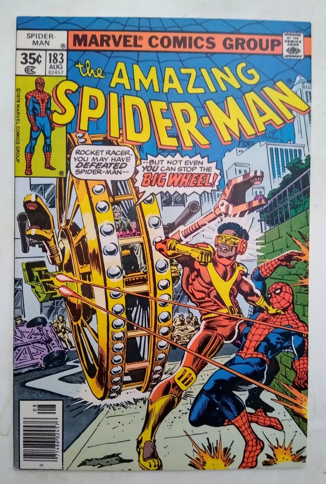 The Amazing Spider-Man #183  (1978, 1st Appearance of Big Wheel) ✨VF✨