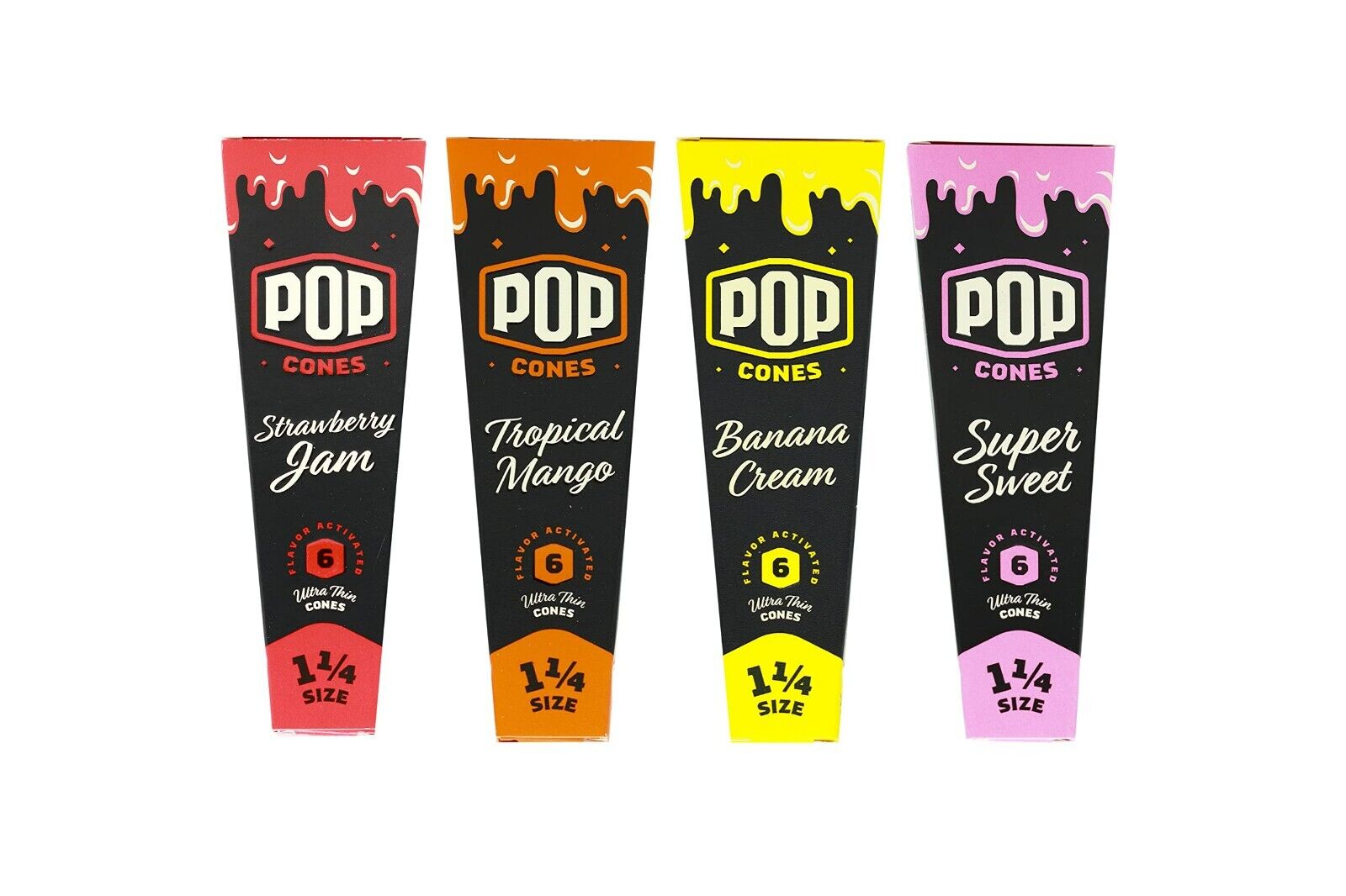 Pop Cones Flavor Activated 1.25 (ALL FLAVORS)