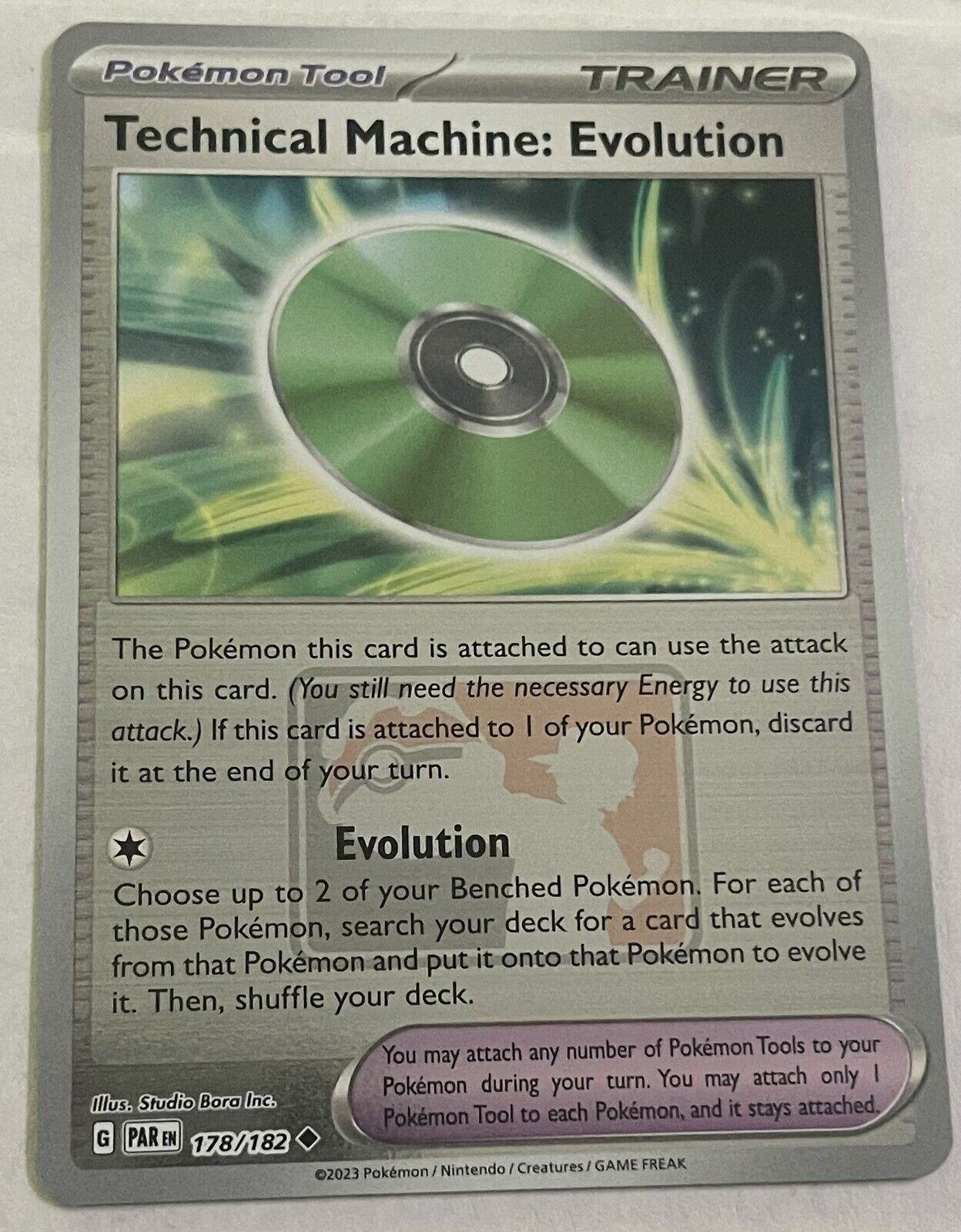 Technical Machine: Evolution 178/182 Reverse Holo Pokemon Play  Stamped Promo