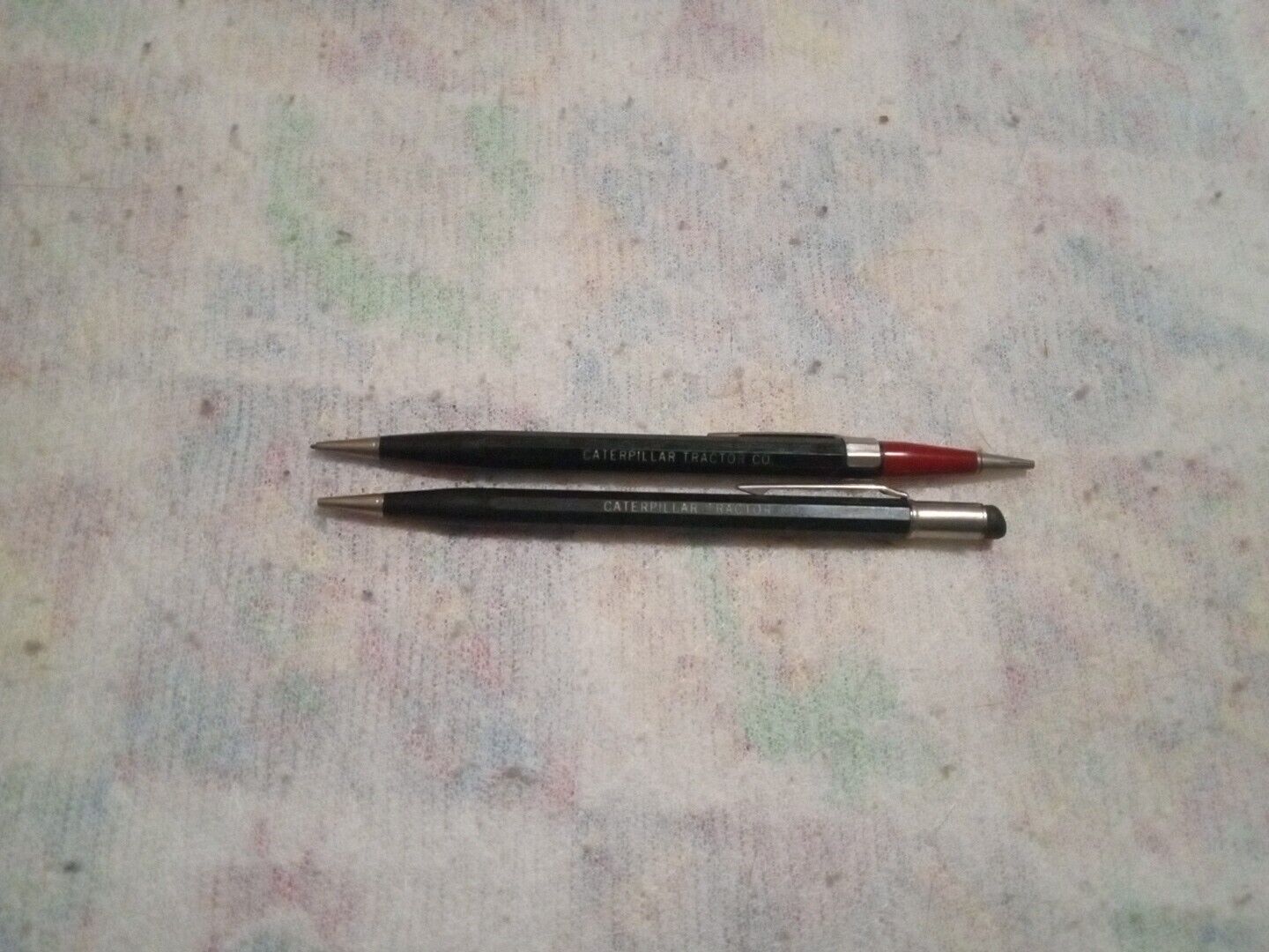 Vintage Caterpillar Autopoint Mechanical Pencil Lot Of 2 Works Great Rare USA 
