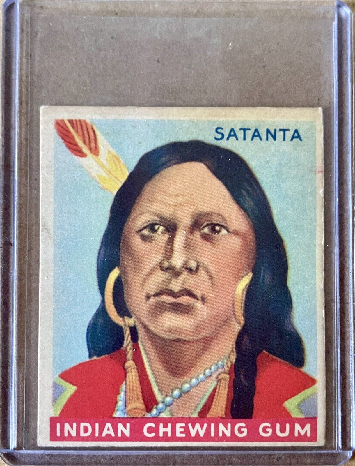 1933 Goudy Indian Chewing Gum ~ #45 Satanta (Kiowa) ~ Excellent