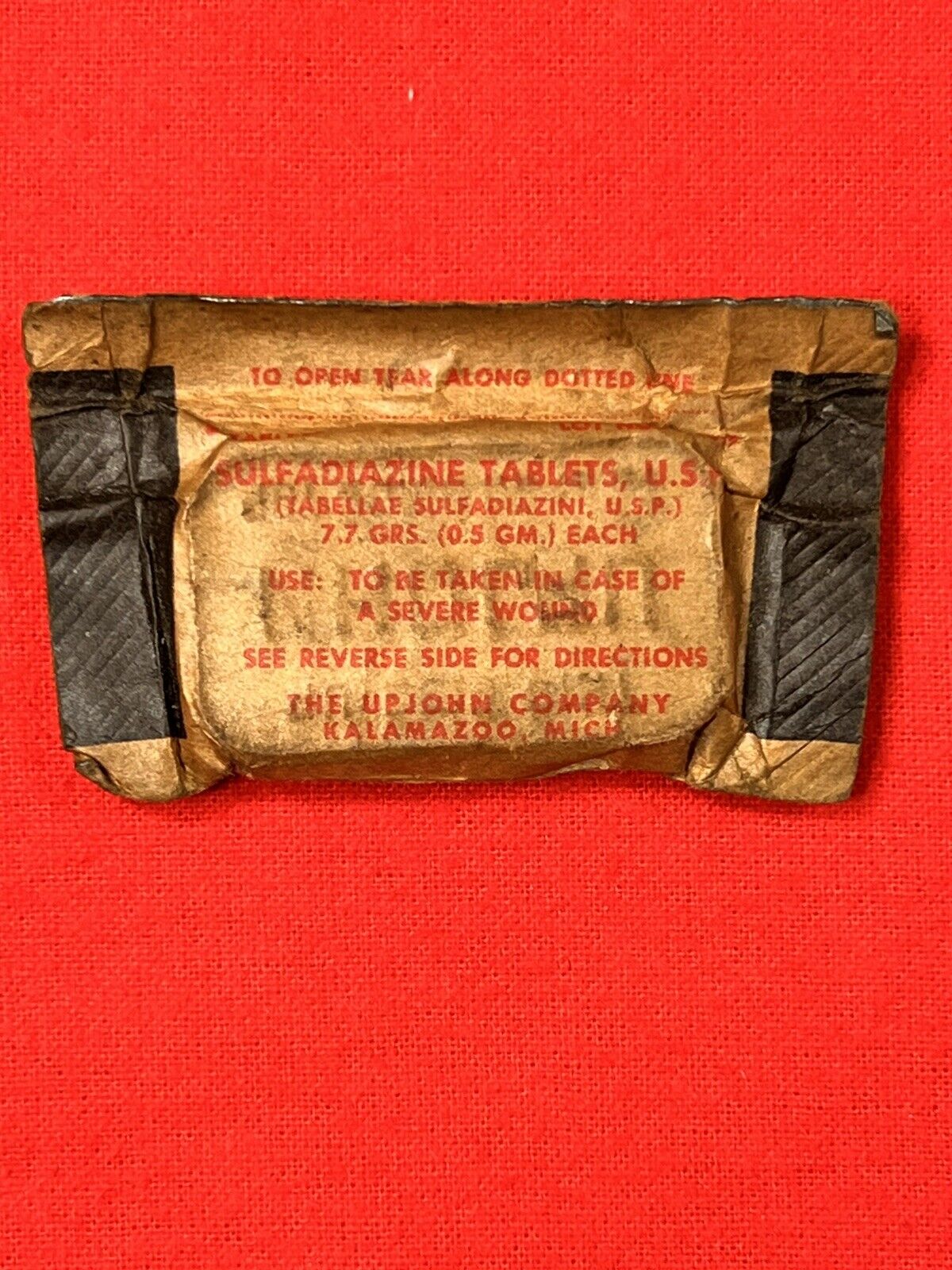 WWII Wound Tablets \