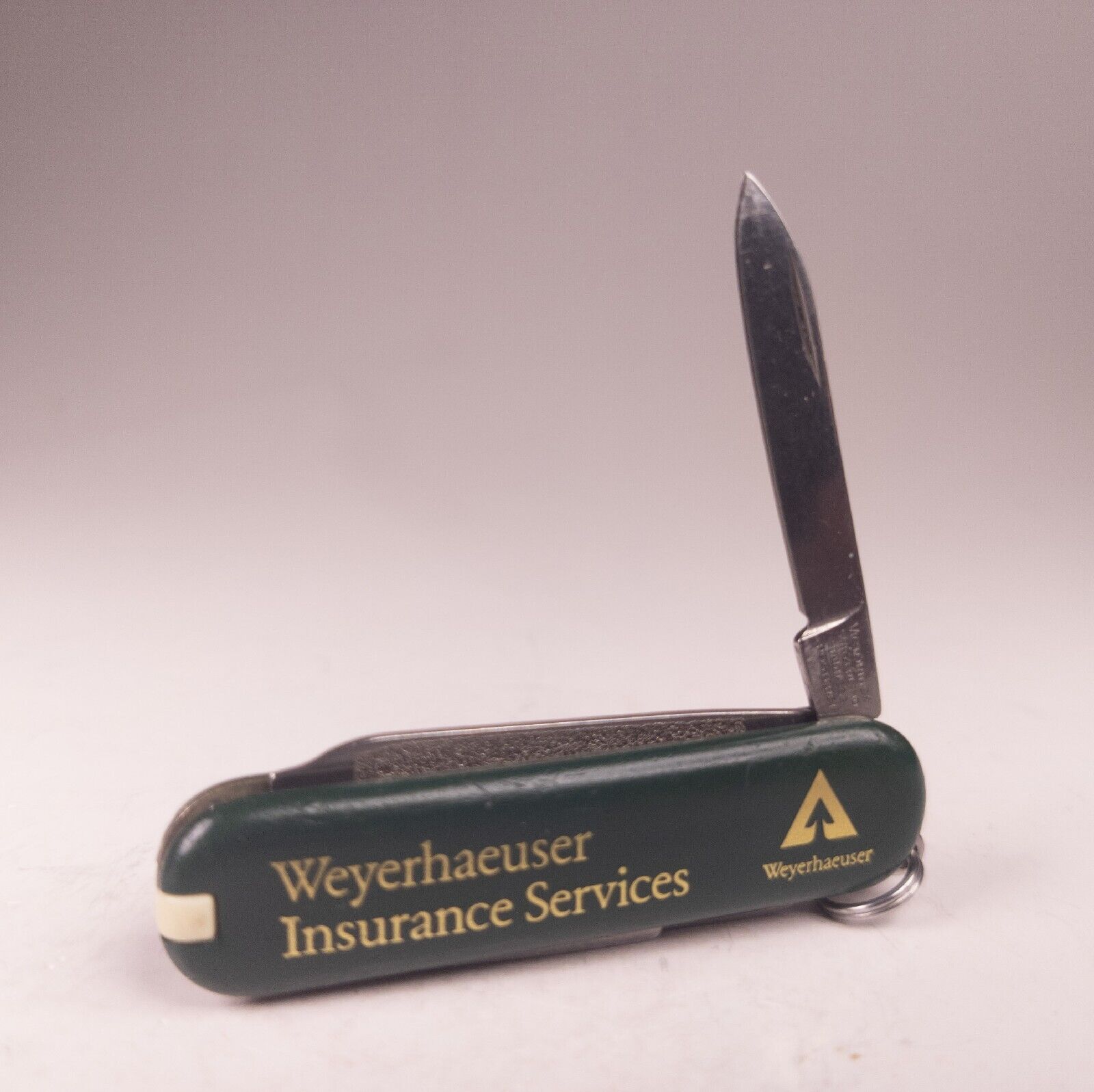 WEYERHAEUSER Logo Victorinox Swiss Army Classic SD Pocket Knife Green 58mm