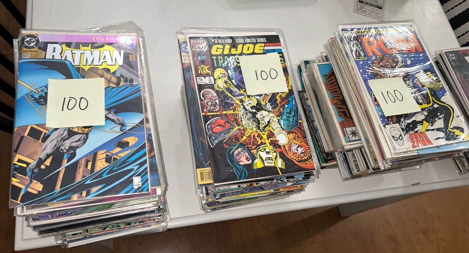 100 Bulk Assorted Comics Lot  Dc/ Marvel/ indies  Comic Books FLASH SALE