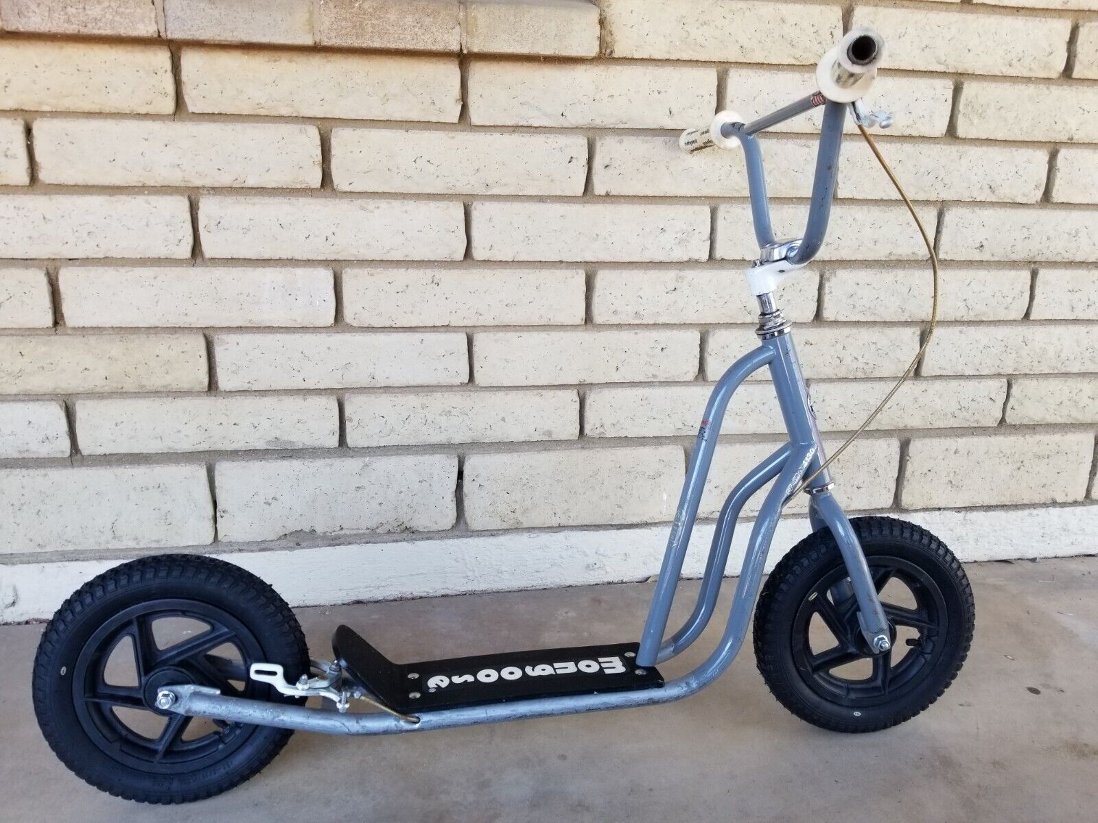 1986 Old School MONGOOSE GRAY MINISCOOT BMX SCOOTER org. Condition 