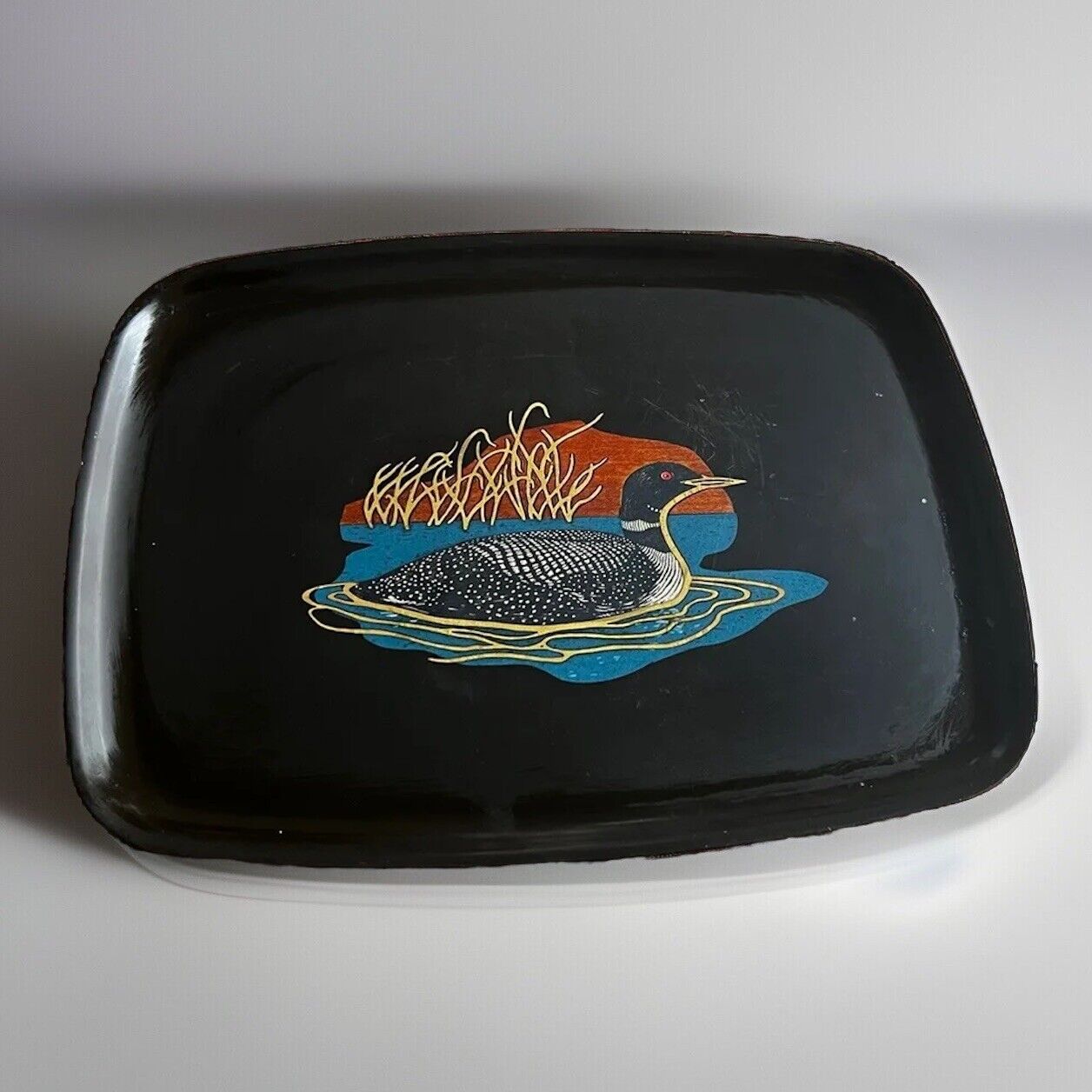 Couroc Monterey California Vintage Tray Duck Platter