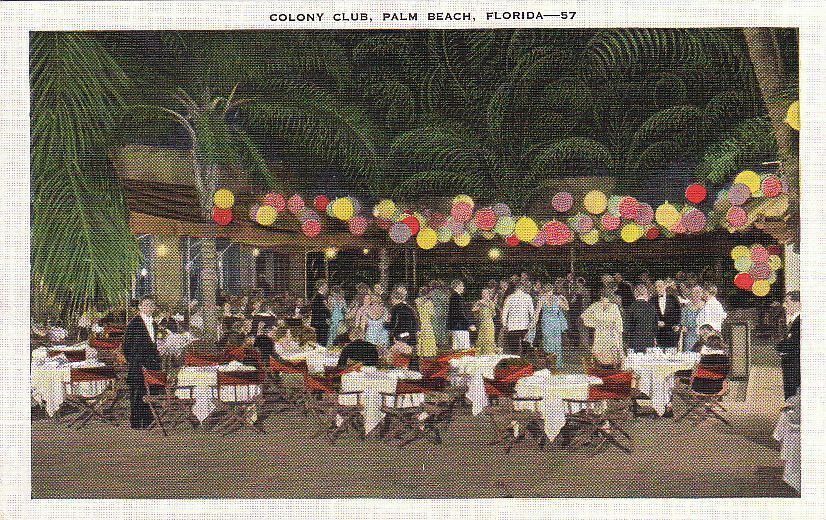  Postcard Colony Club Palm Beach FL