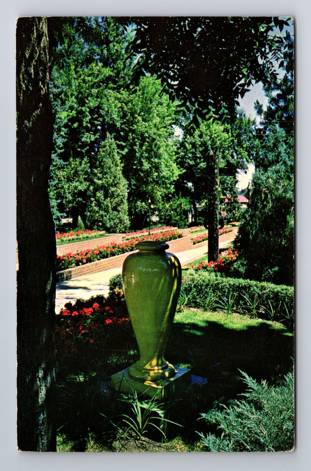 Denver CO-Colorado, Elitch Gardens, Promenade, Antique, Vintage Postcard