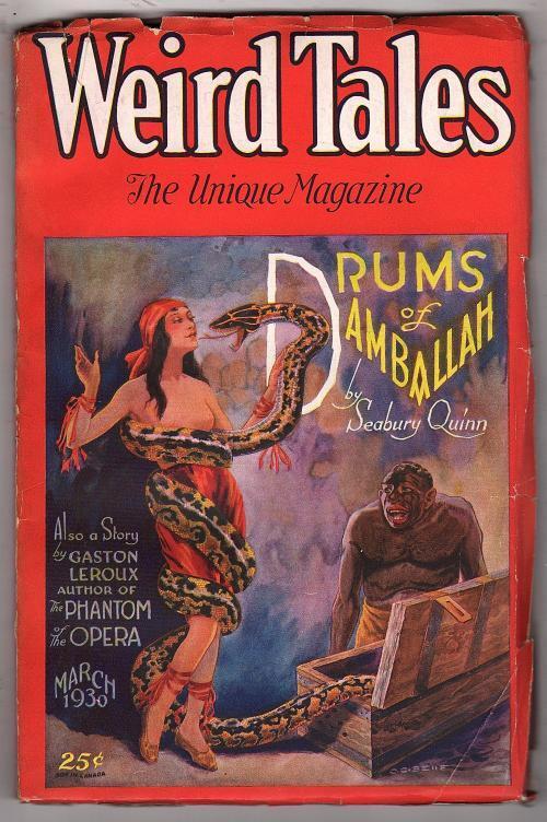 Weird Tales Mar 1930 The Thought Monster by Amelia Reynolds - Pulp
