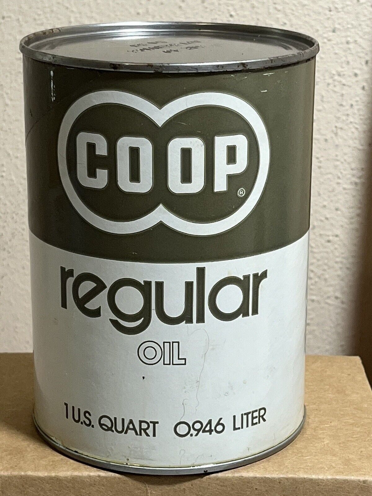 Vintage Full Unopened 1 Qt COOP Regular Oil Kansas City, MO