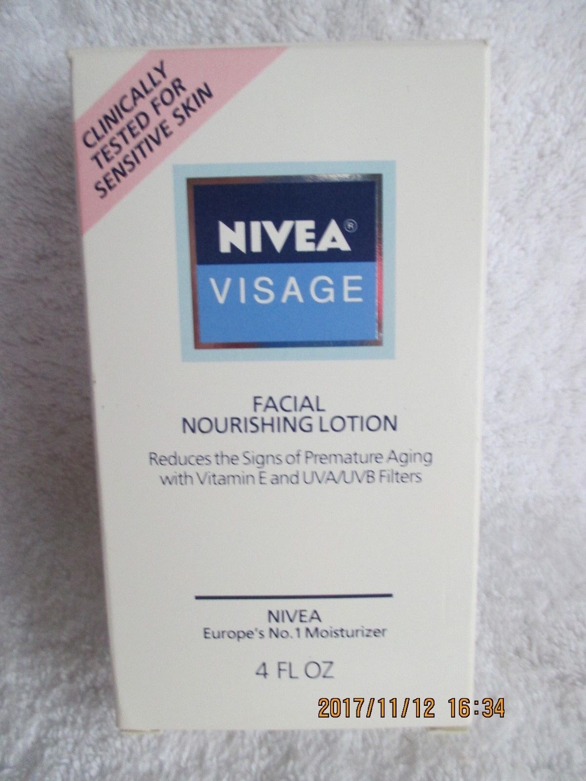 Health & Beauty Vintage Nivea Visage Facial Nourishing Lotion Moisturizer NewBox
