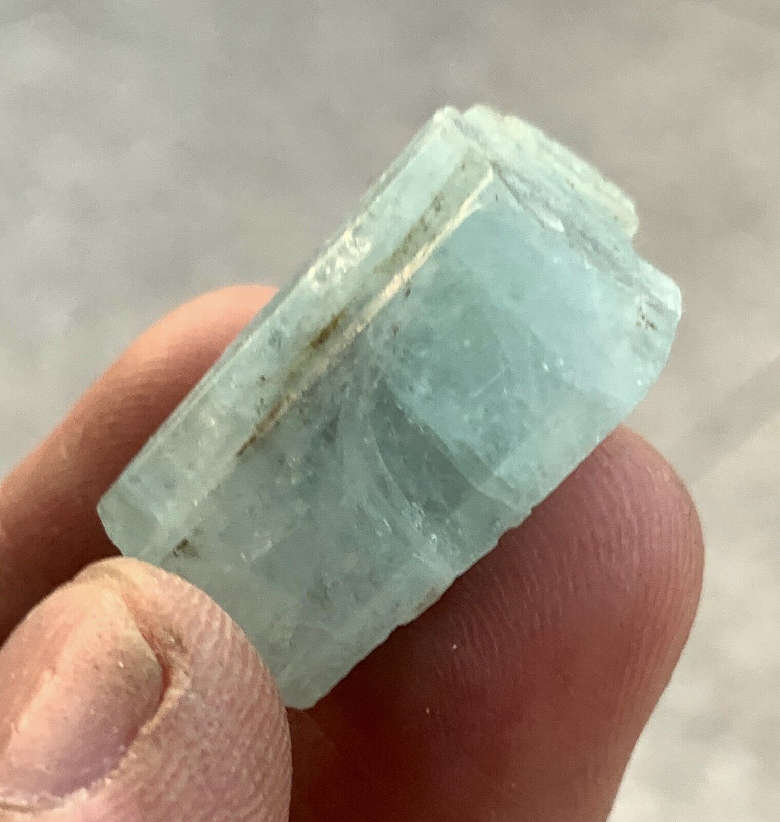 48Ct. Beautiful Natural Rough Aquamarine Crystal @ Shigar Valley Skardu Pakistan