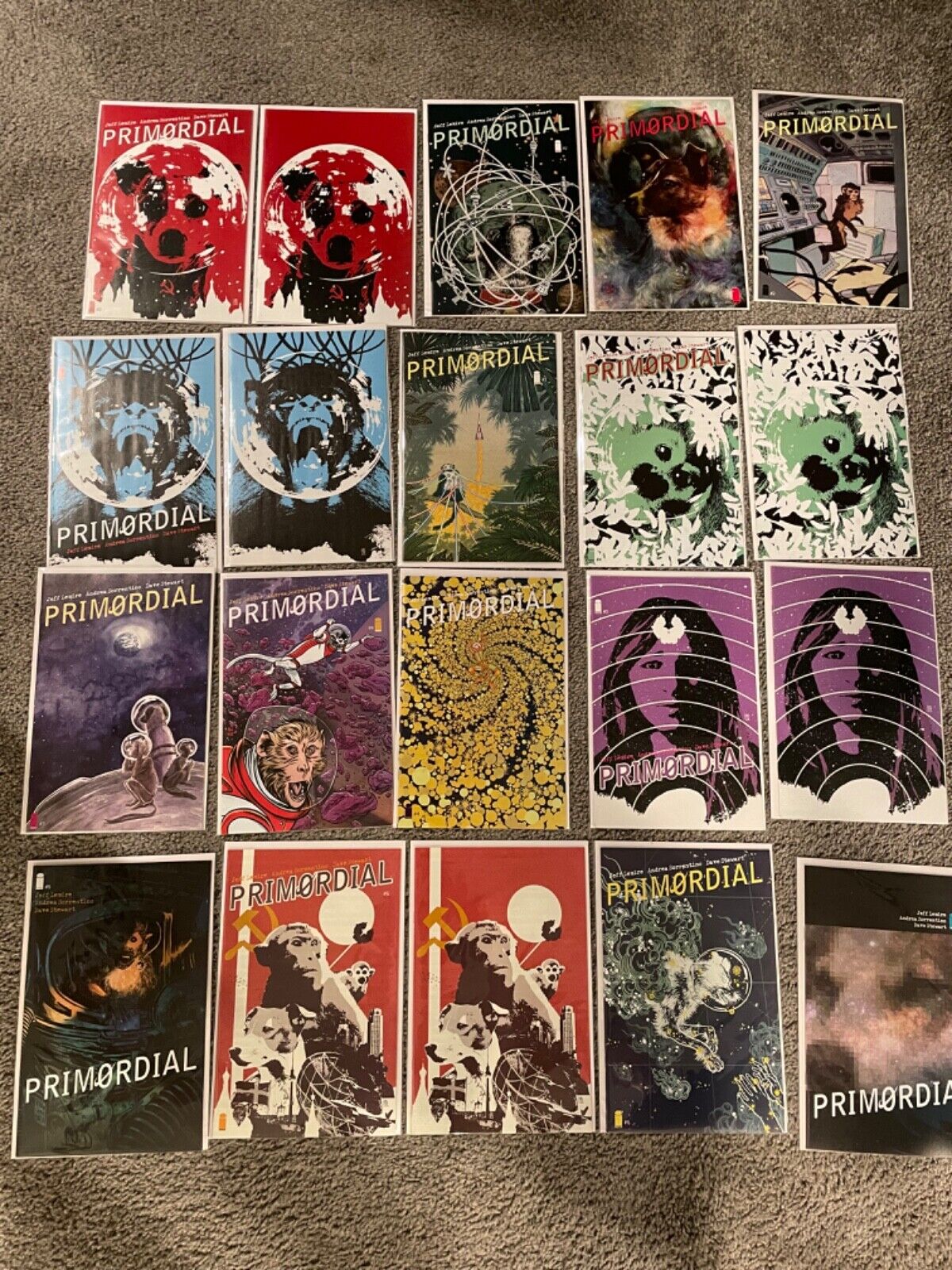 PRIMORDIAL - Collection of #2-6 with VARIANTS - 20 TOTAL Comics