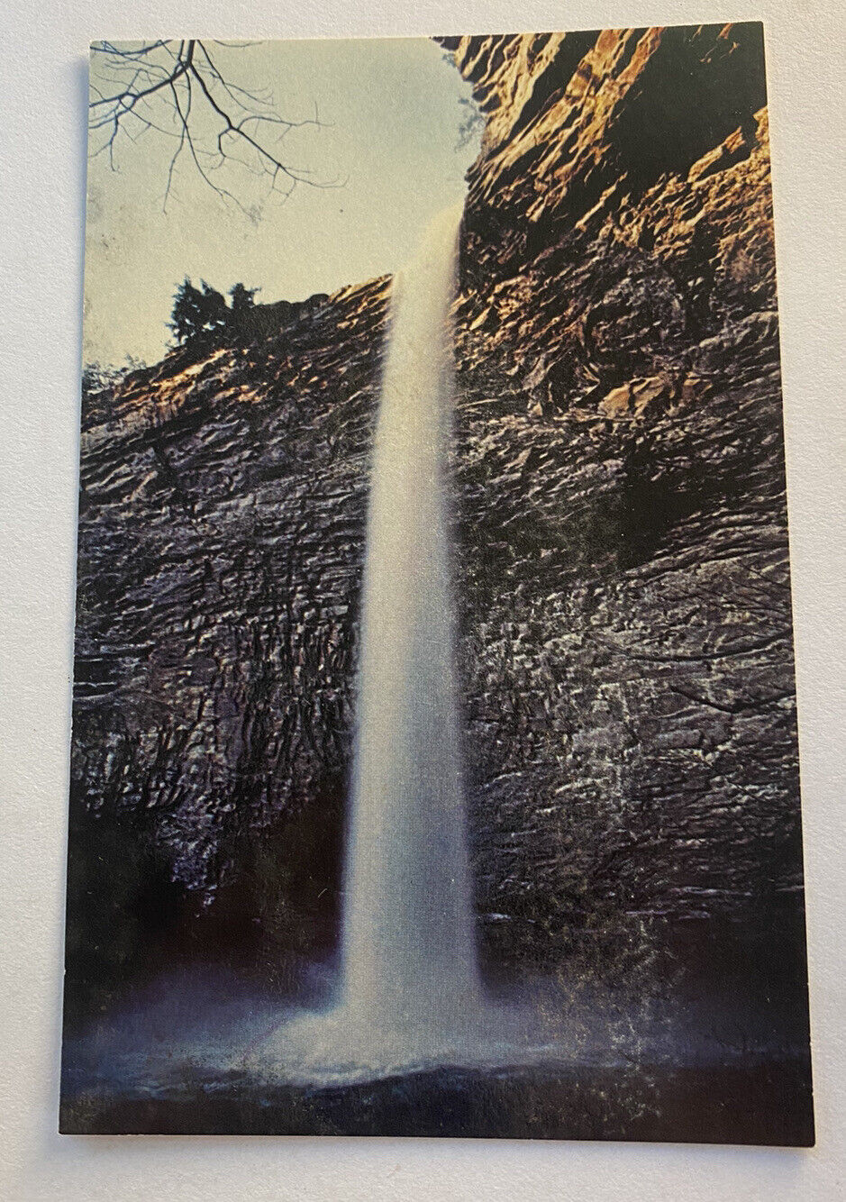 Vintage Postcard ~ Ozone Falls off Highway 70 ~ Cumberland County Tennessee TN