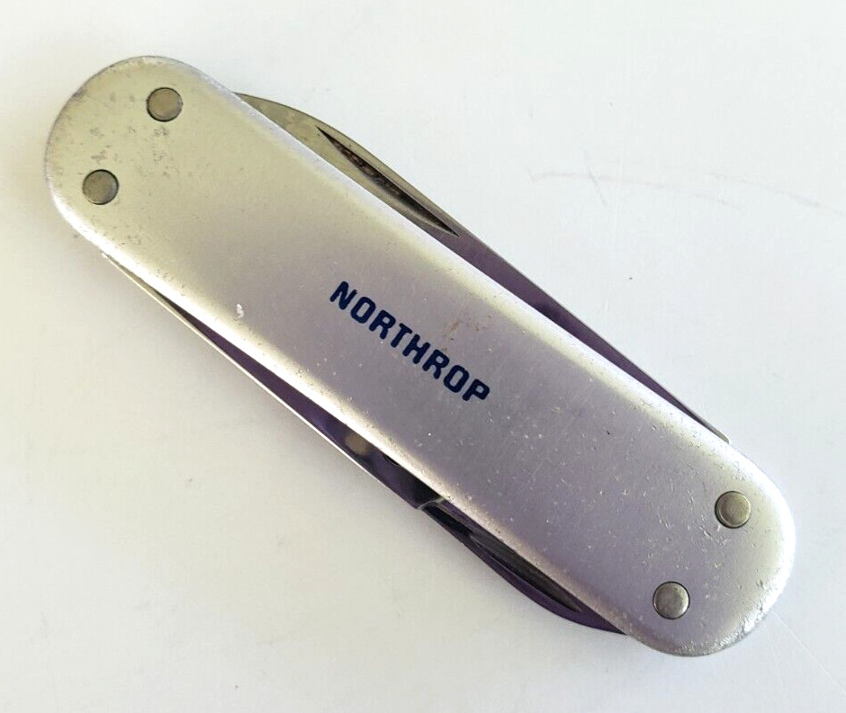 Vintage Victorinox Rostfrei Northrup Advertising Pocket Knife 2-5/16