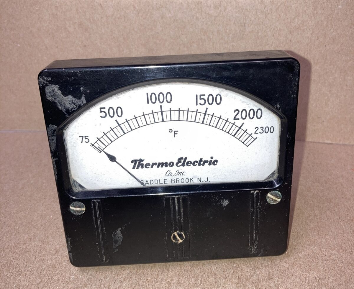 Thermo Electric Panel Meter F  75-2300    Saddle Brook N.J.