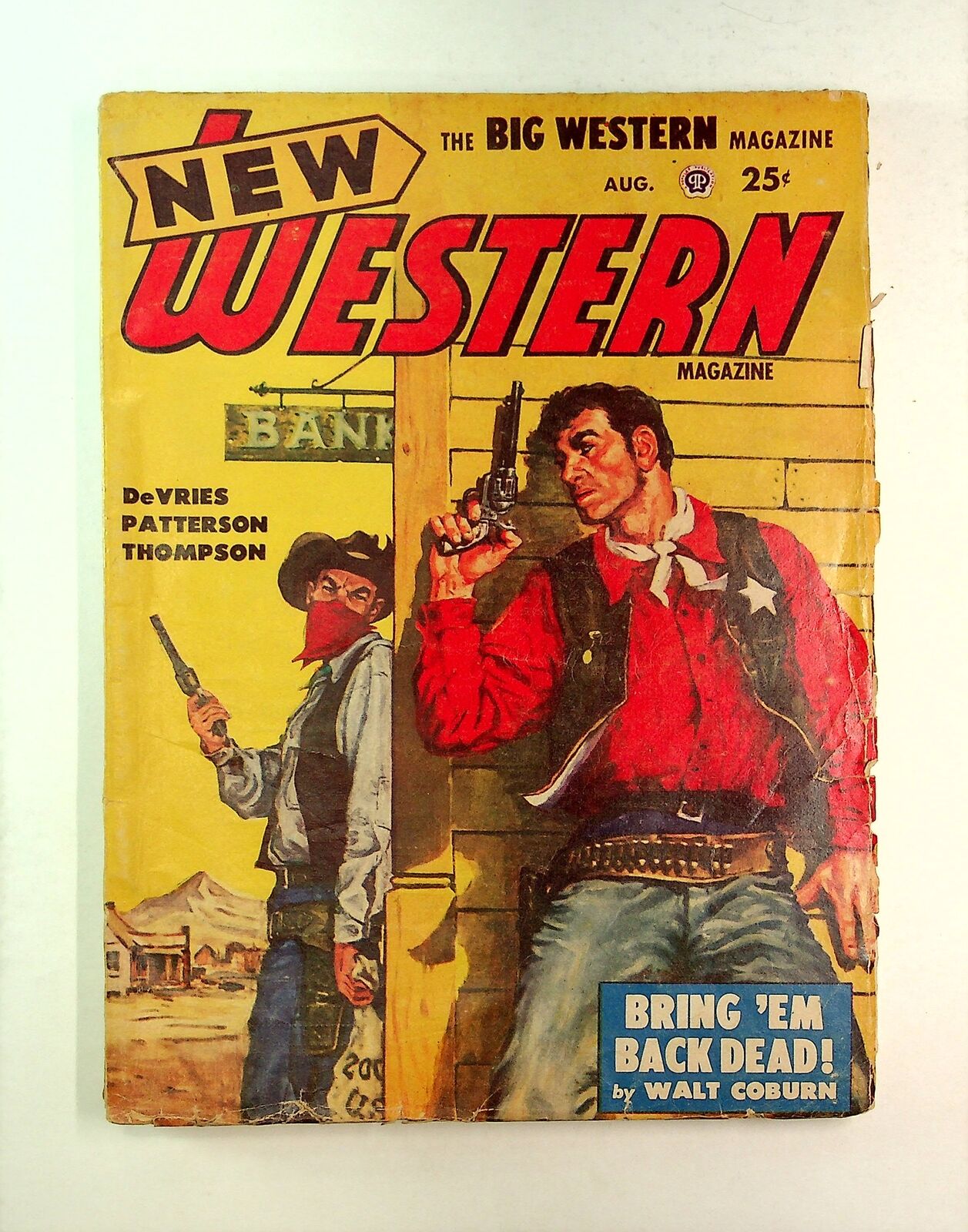 New Western Magazine Pulp 2nd Series Aug 1950 Vol. 22 #1 VG/FN 5.0