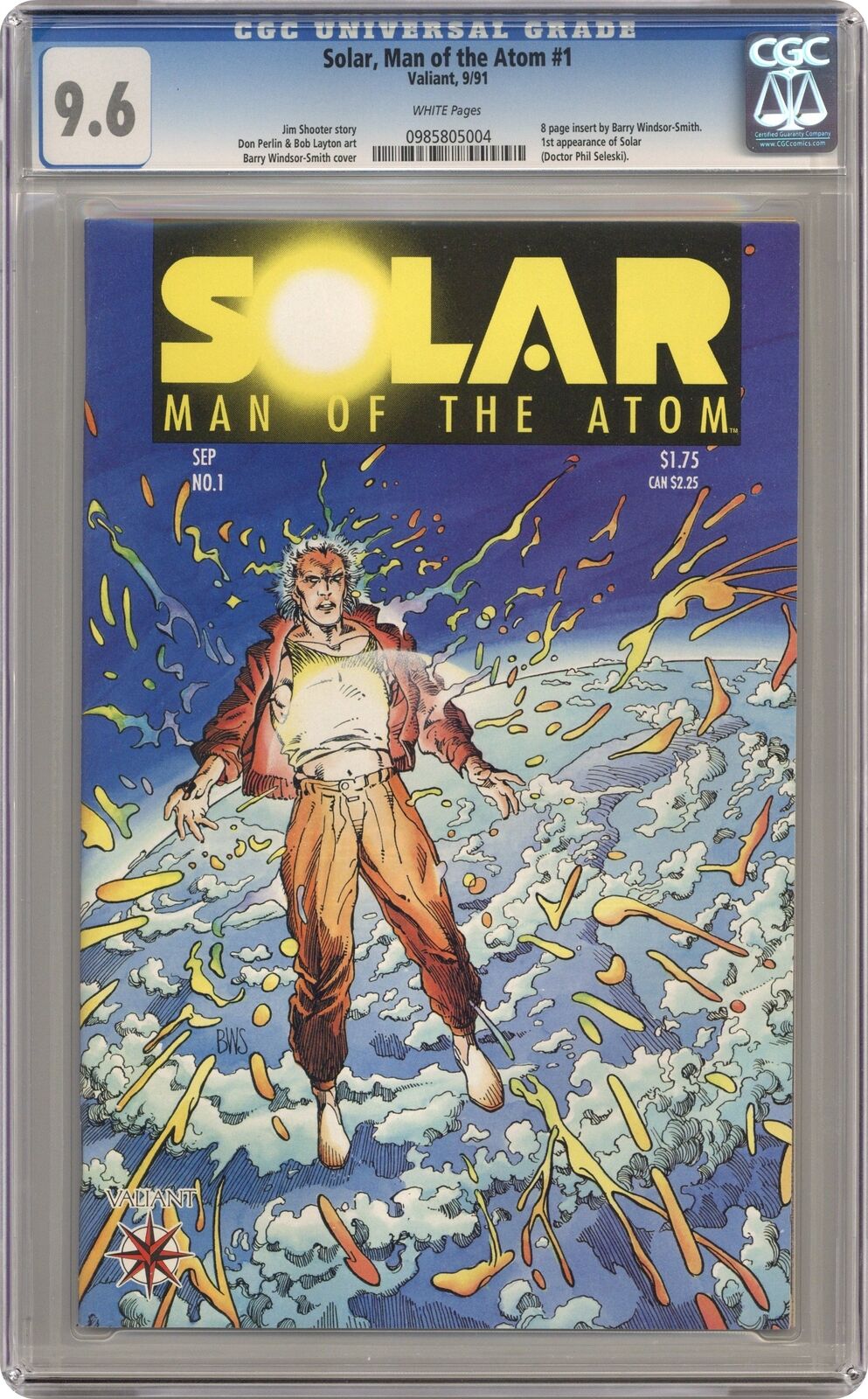 Solar Man of the Atom #1 CGC 9.6 1991 0985805004