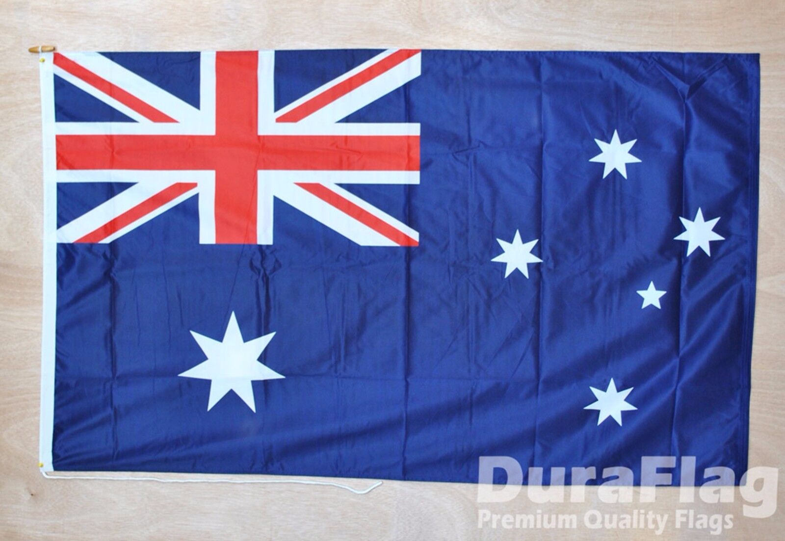 AUSTRALIA DURAFLAG 150cm x 90cm 5x3 FEET HIGH QUALITY FLAG ROPE & TOGGLE